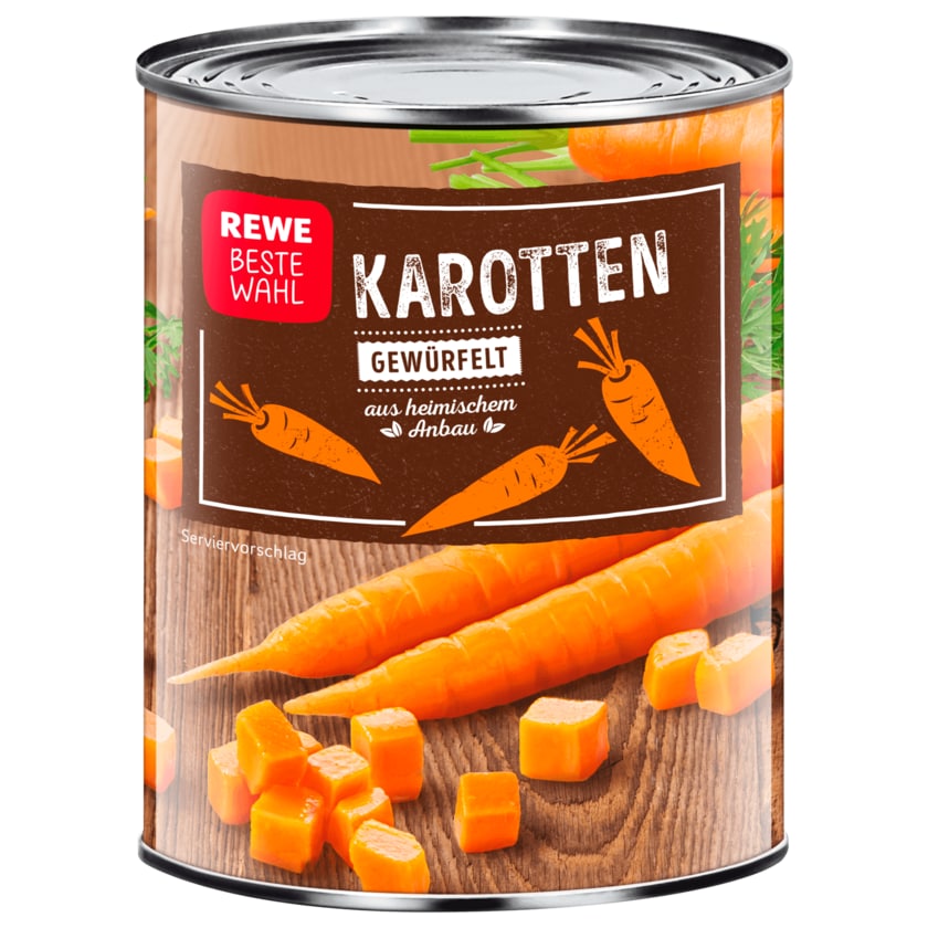 REWE Beste Wahl Karotten gewürfelt 530g
